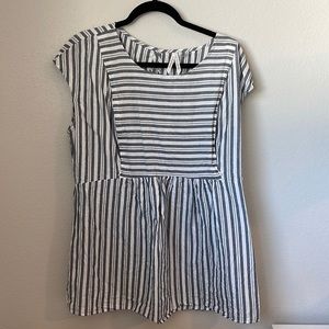 Seraphine Cotton Stripe Maternity & Nursing Top